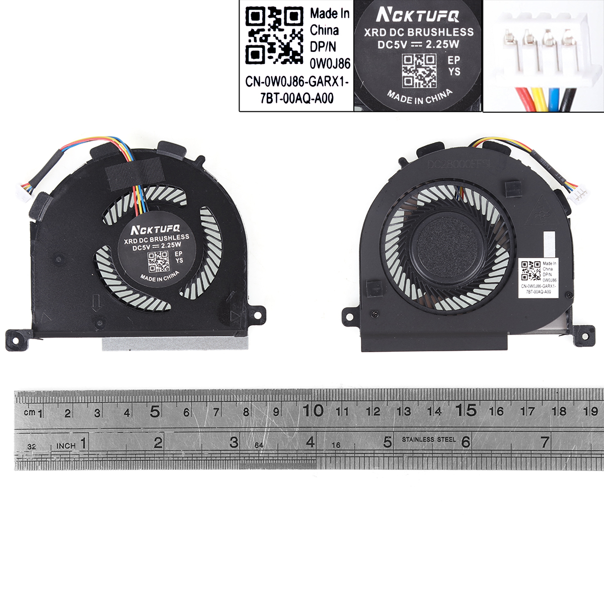 Picture of New Replacement CPU Cooling Fan For Dell Latitude 14 E5450 GM （High copy） 06YYDG Layout